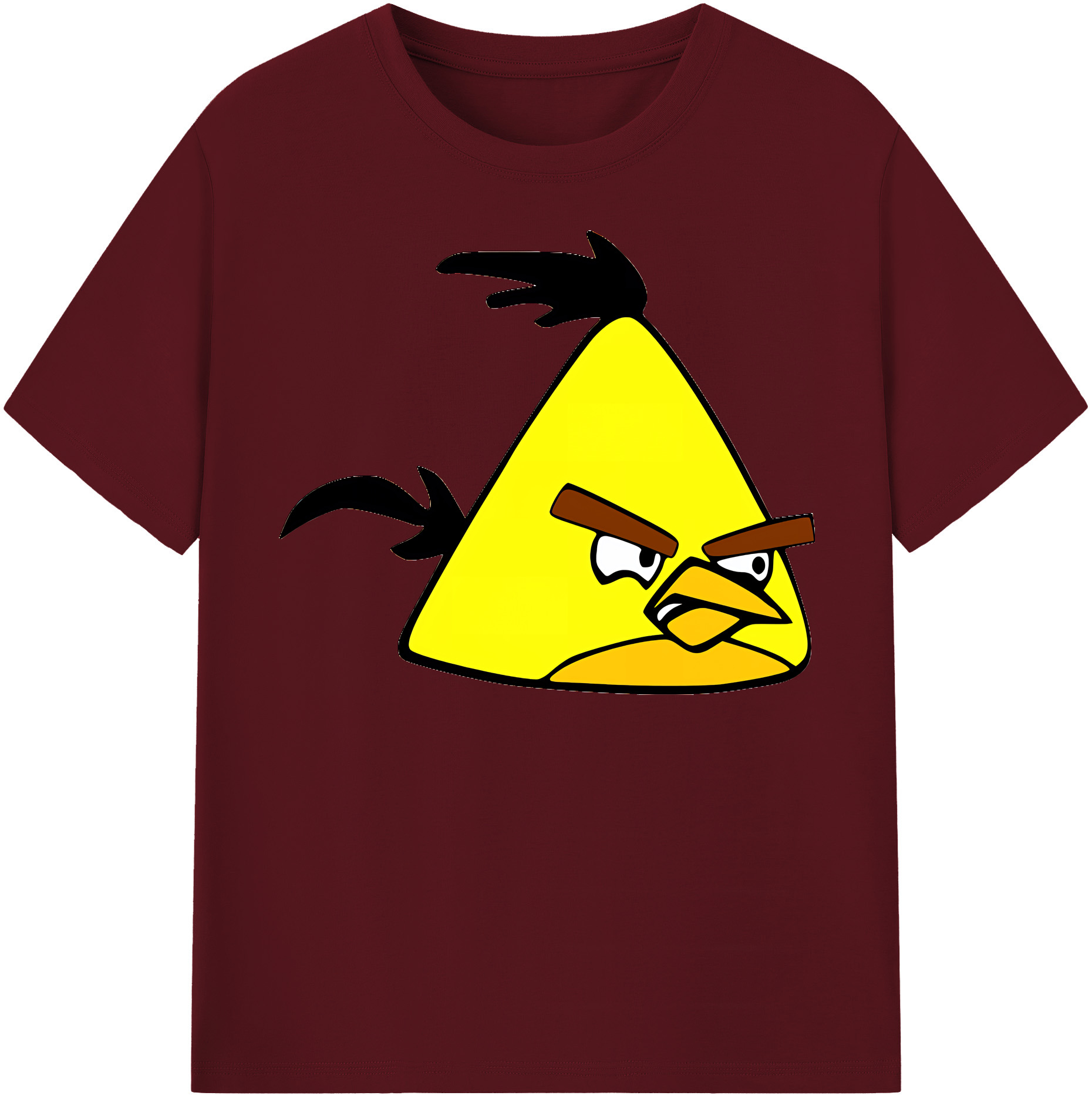 （画像用） Angry Birds アングリーバード 綿100％半袖Tシャツ（フロントプリント）